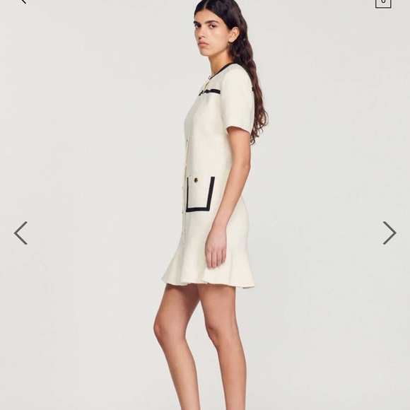 New Sandro Tweed Dress - Picture 5 of 7
